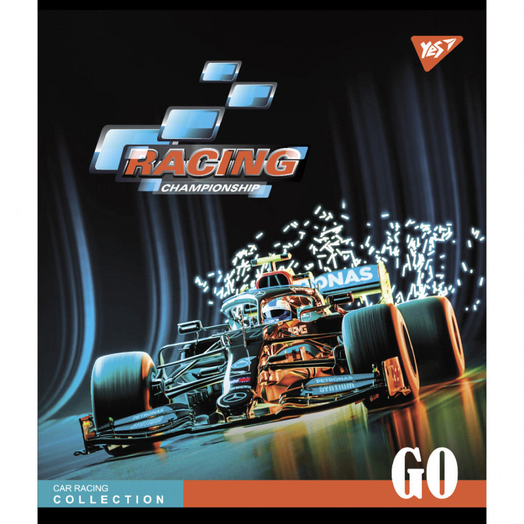 Зошит Yes А5 Racing championship 96 аркушів клітинка (766897) - зображення 2
