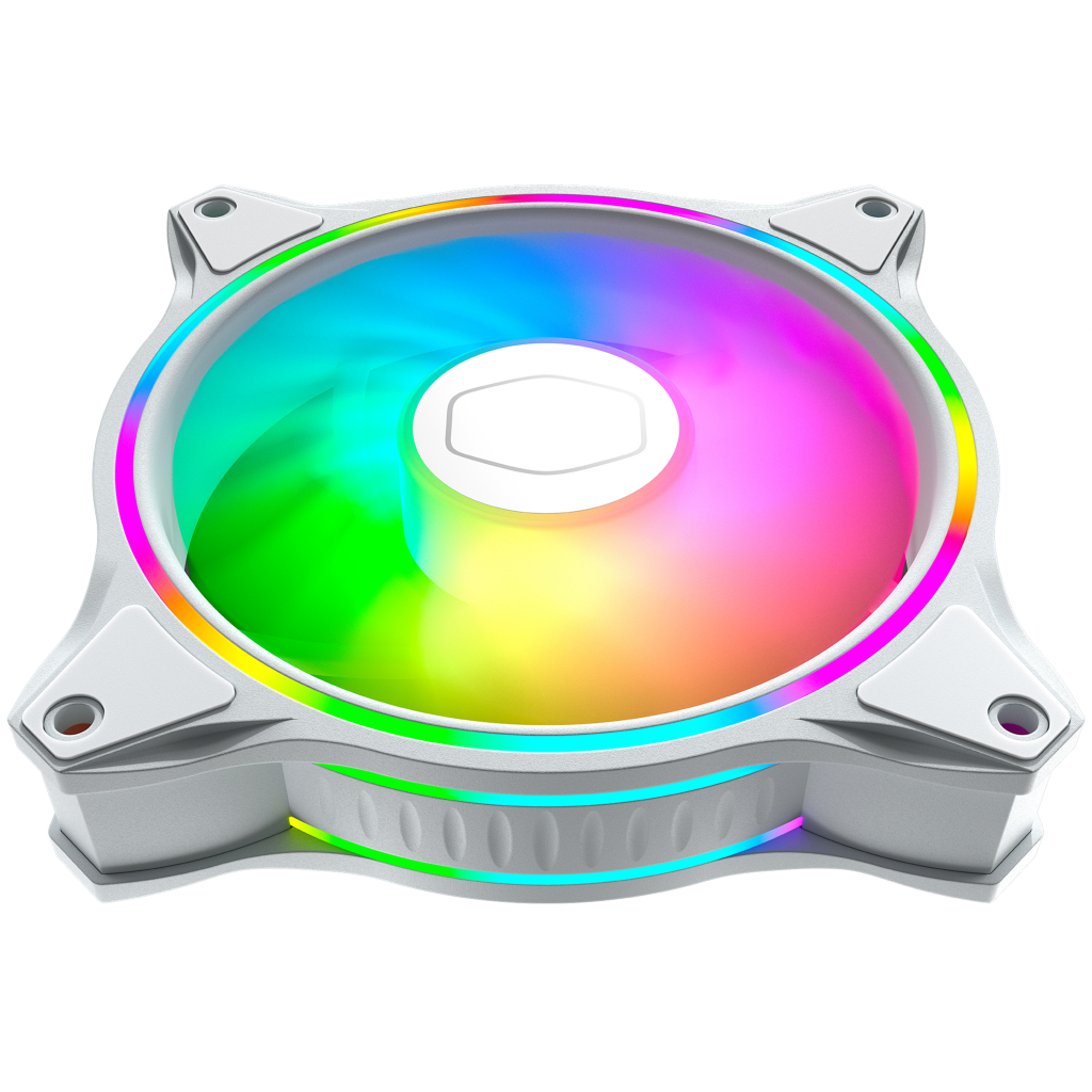 Кулер до корпусу CoolerMaster MasterFan MF120 Halo 3in1 White Edition (MFL-B2DW-183PA-R1) - изображение 5