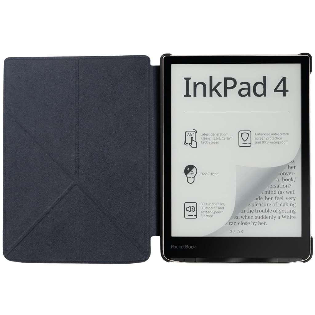 Чохол до електронної книги BeCover Ultra Slim Origami PocketBook 743G InkPad 4/InkPad Color 2/InkPad Color 3 (7.8") Dark Green (713084) - изображение 11