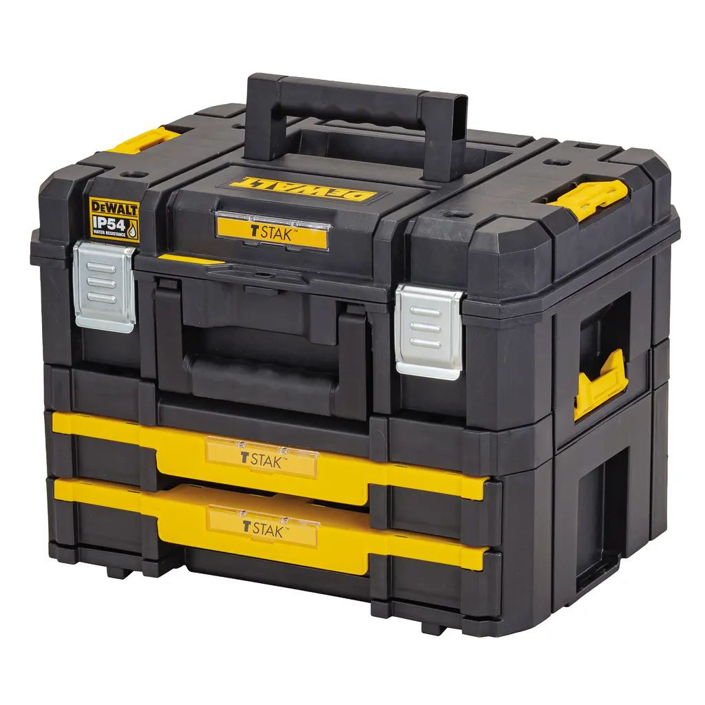 Ящик для інструментів DeWALT TSTAK 2.0 440х330х340 мм, з висувними секціями (DWST83395-1) - зображення 1