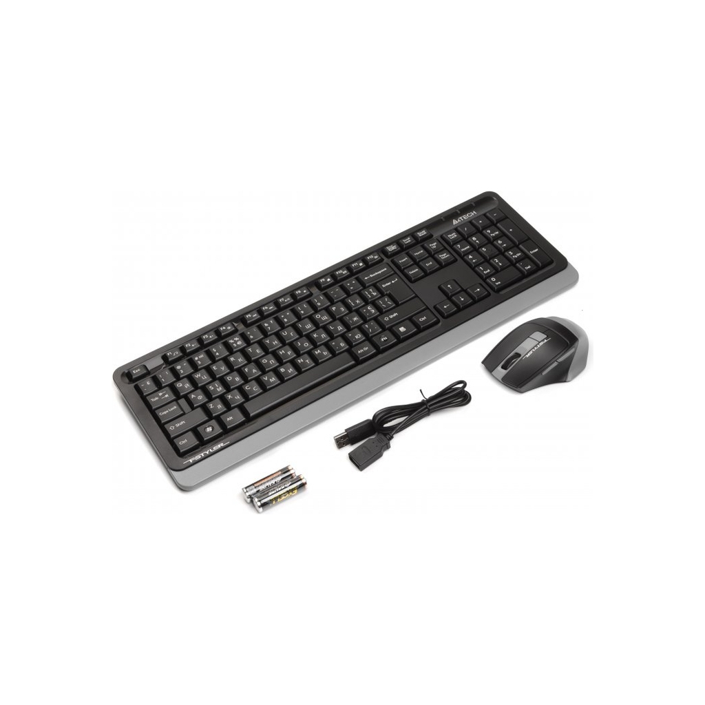 Комплект A4Tech FG1035 Wireless Grey (FG1035 Grey) - зображення 2