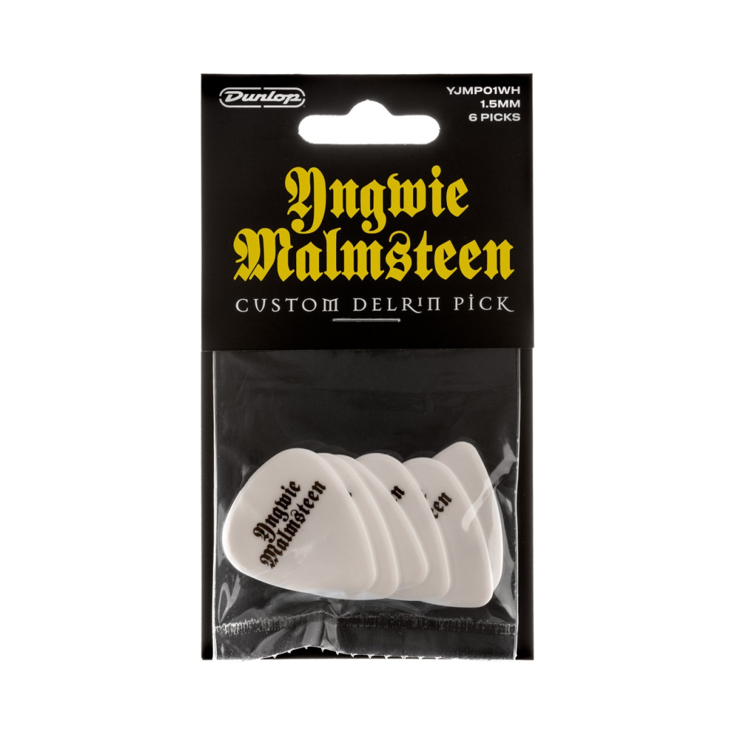 Медіатор Jim Dunlop Yngwie Malmsteen 1.5mm 6 шт. (YJMP01WH) - зображення 4