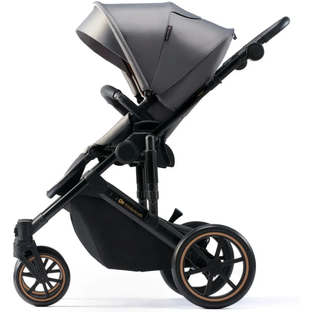 Коляска Kinderkraft 2 в 1 Prime 2 Shadow Grey (KSPRIM02GRY2000) (5902533922932) - зображення 2