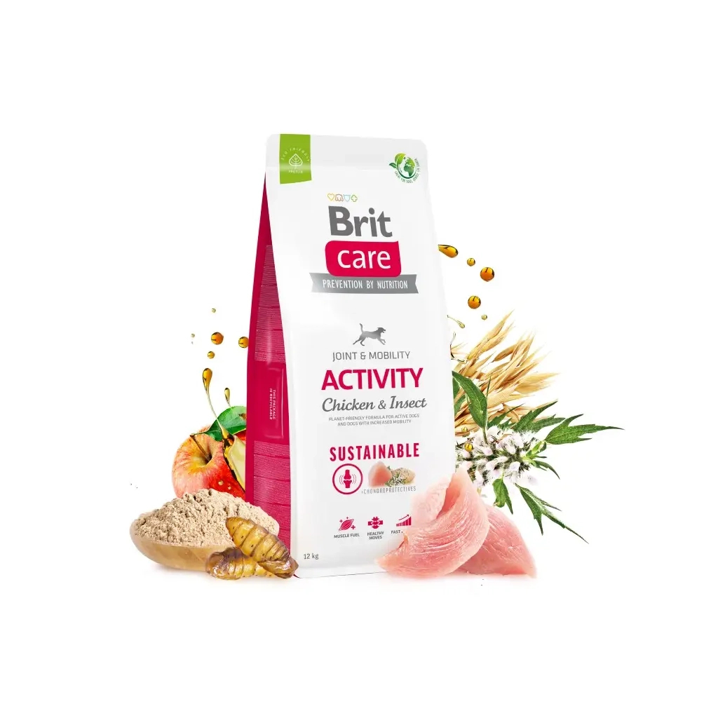 Сухий корм для собак Brit Care Dog Sustainable Activity для собак з підвищеною активністю 12 кг (8595602559220) - зображення 2