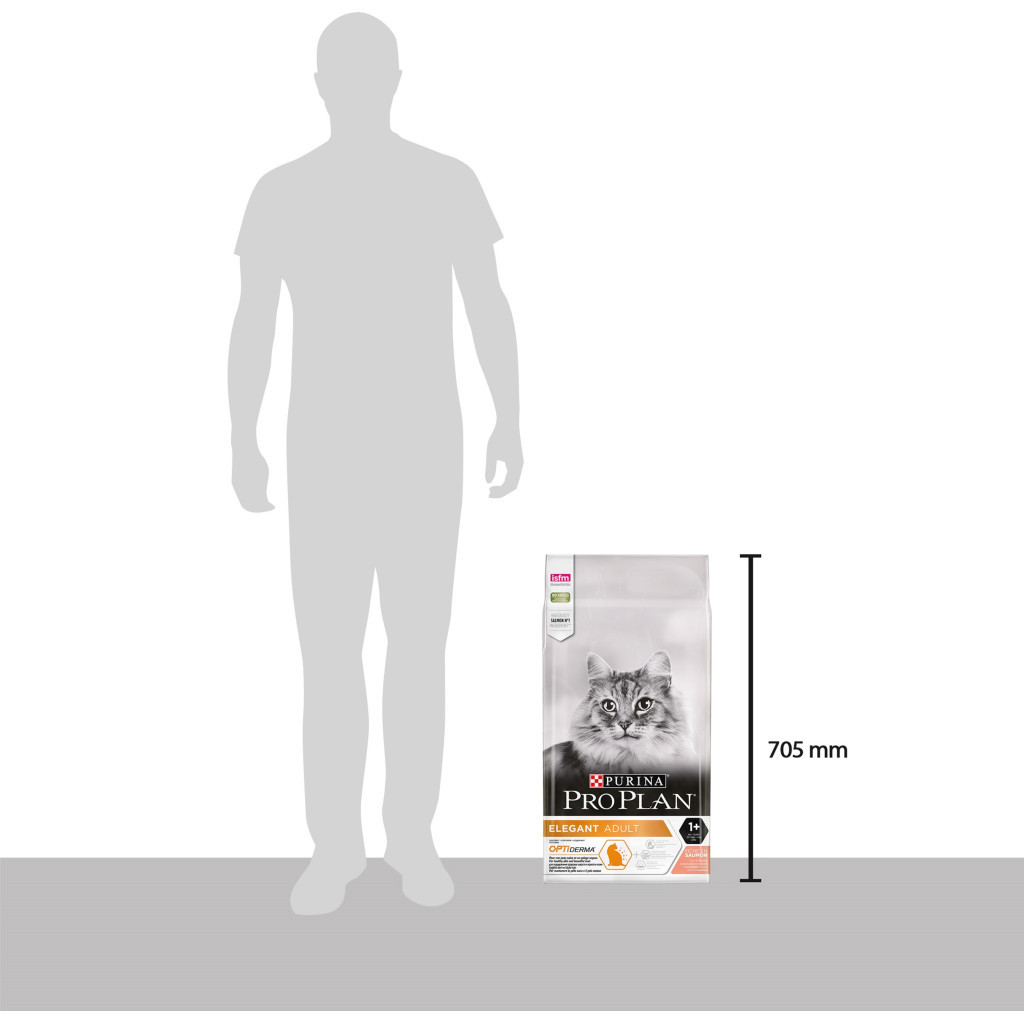 Сухий корм для кішок Purina Pro Plan Elegant з лососем 10 кг (7613036529235) - зображення 4