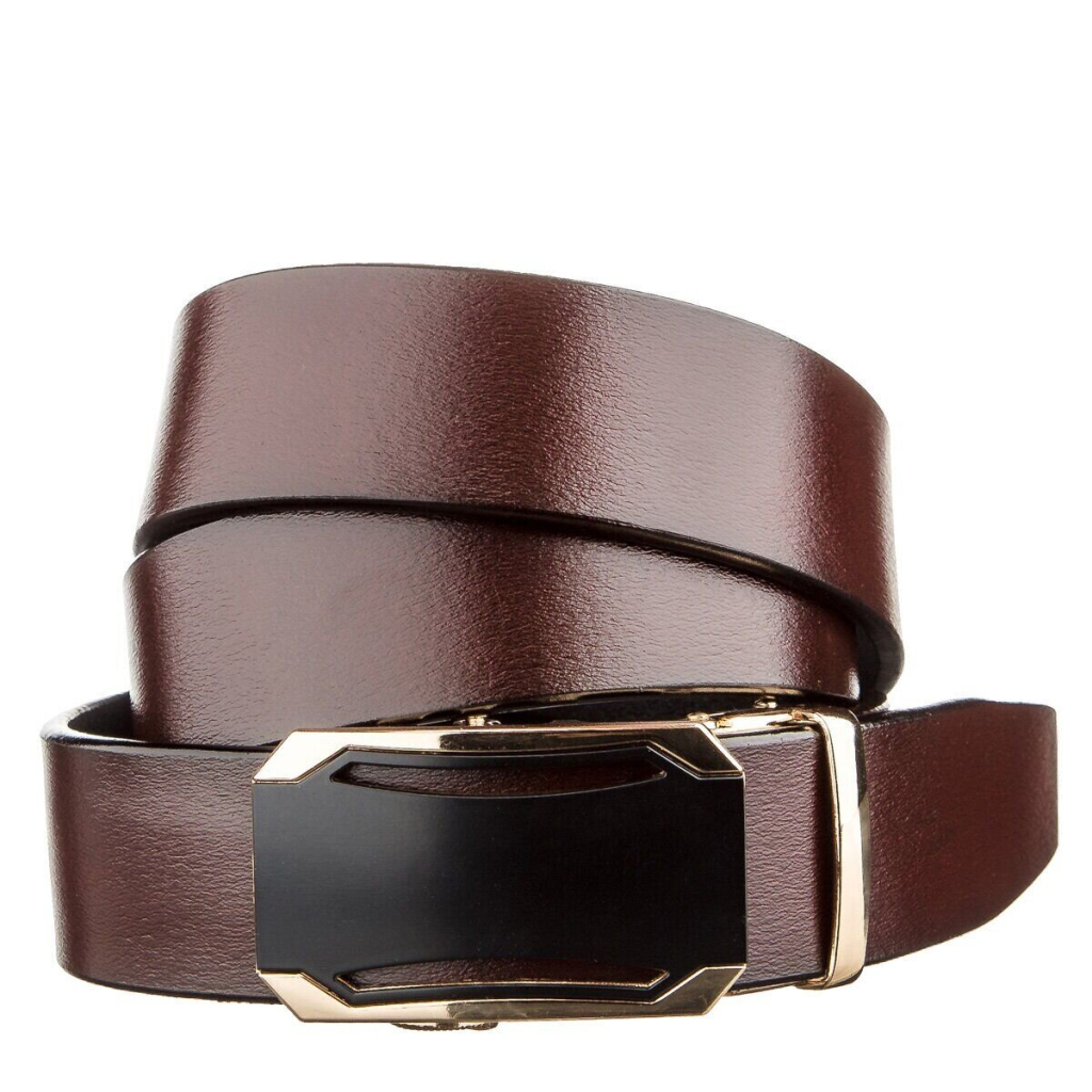 Ремінь Vintage З автоматичною пряжкою Коричневий (20209) - зображення 1