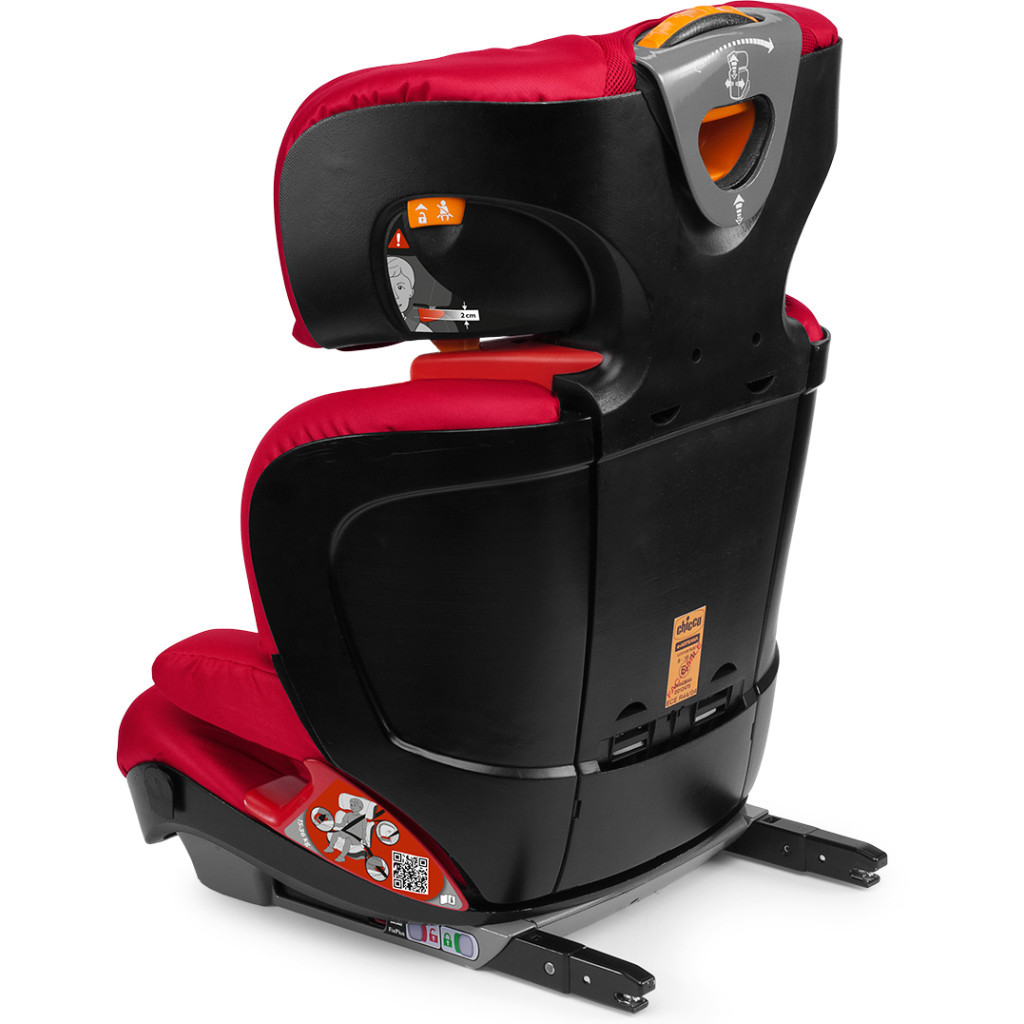 Автокрісло Chicco Oasys 2-3 FixPlus Red (79245.78) - зображення 4