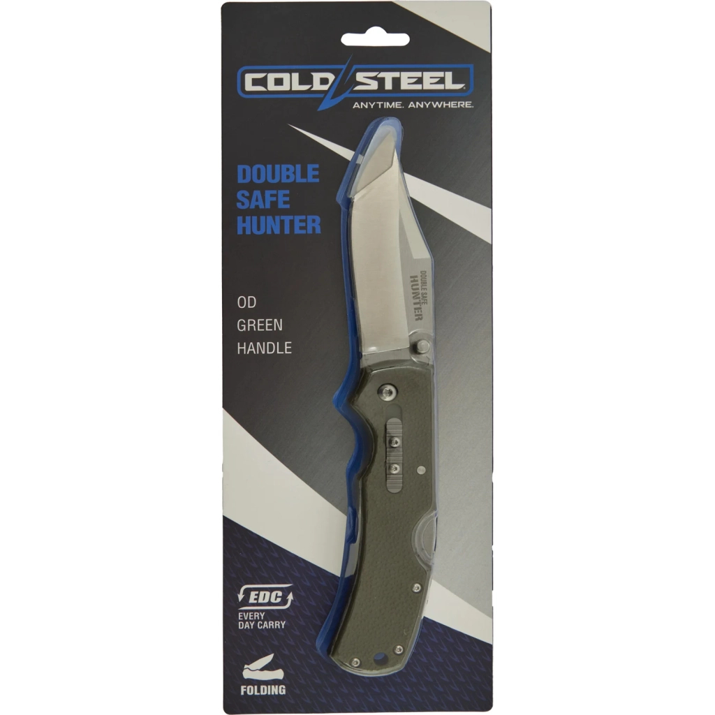 Ніж Cold Steel Double Safe Hunter OD Green (блістер) (CS-23JCZ) - зображення 3