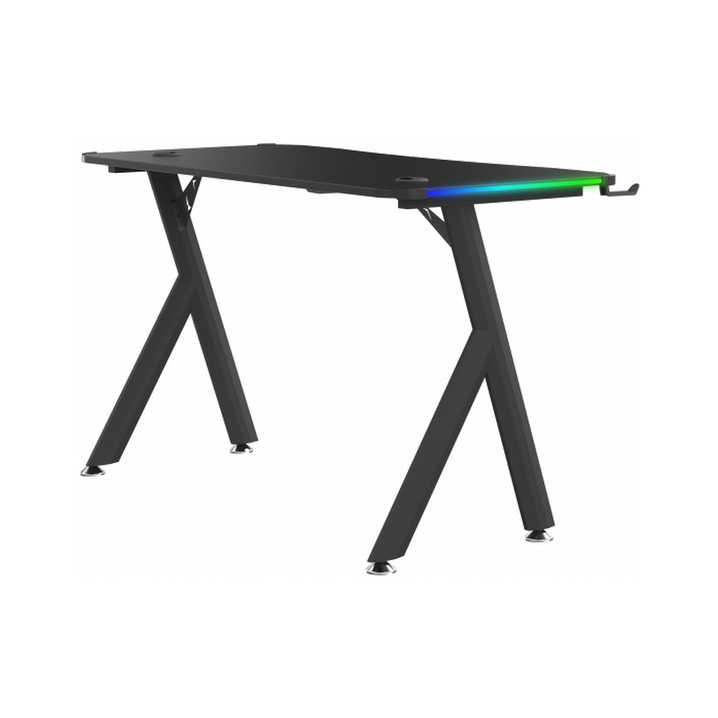 Комп'ютерний стіл GT Racer T-1224 Black (T-1224 (120x60x73) Black) - зображення 7