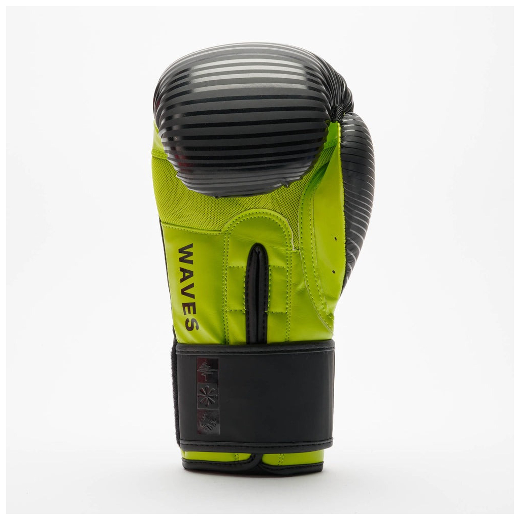 Боксерські рукавички Leone GN313 Waves Black 12 унцій (GN313_Black_12oz) - зображення 5