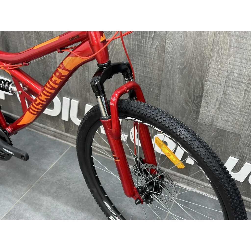 Велосипед Discovery Canyon AM DD 26" 17.5" ST 2024 Червоний (OPS-DIS-26-609) - зображення 2