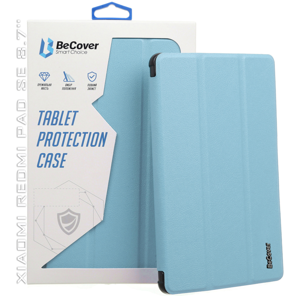 Чохол до планшета BeCover Smart Case Xiaomi Redmi Pad SE 8.7" Light Blue (711914) - зображення 7