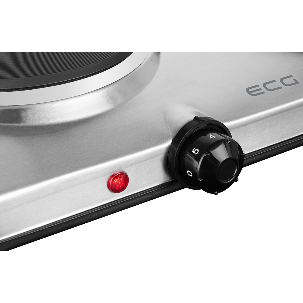 Настільна плита ECG EV 2512 Stainless - зображення 4