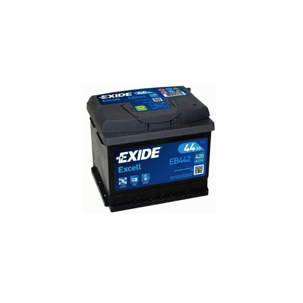 Акумулятор автомобільний EXIDE EXCELL 44A (EB442) - зображення 1