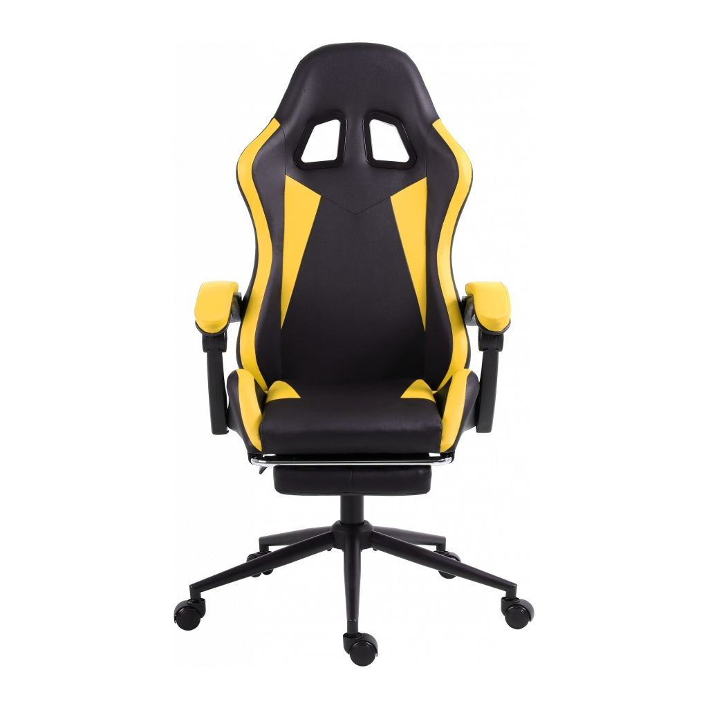 Крісло ігрове GT Racer X-2323 Black/Yellow - зображення 5
