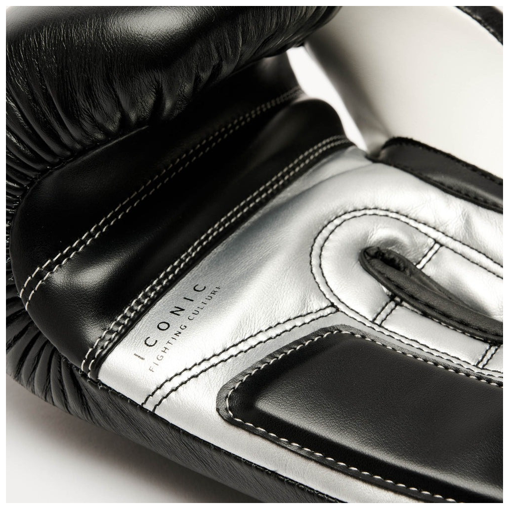 Боксерські рукавички Leone GN208 Iconic Black 12 унцій (GN208_Black_12oz) - зображення 8