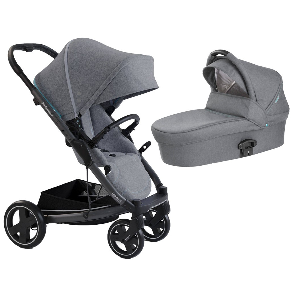 Коляска X-Lander 2 в 1 X-Cite Azure Grey (90759) - зображення 1