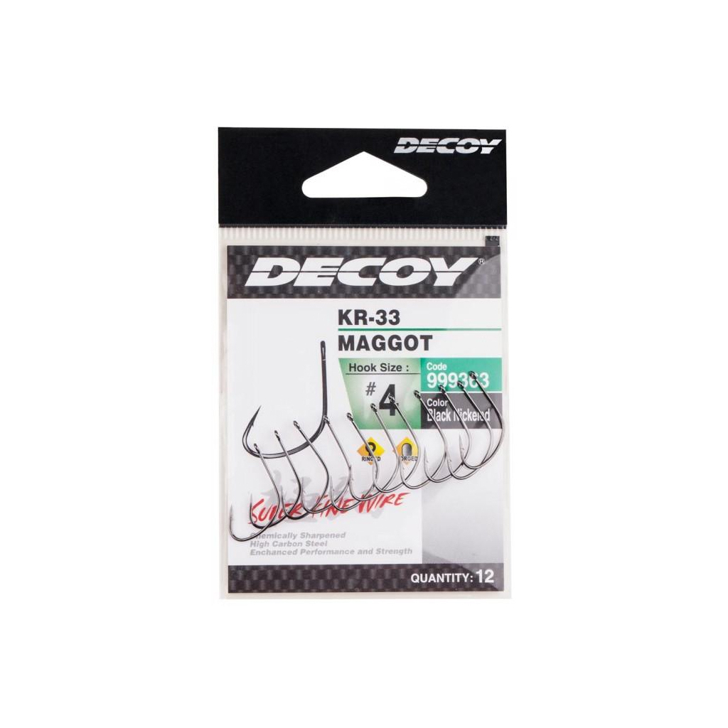 Гачок Decoy KR-33 Maggot 10 (14 шт/уп) (1562.05.41) - зображення 2