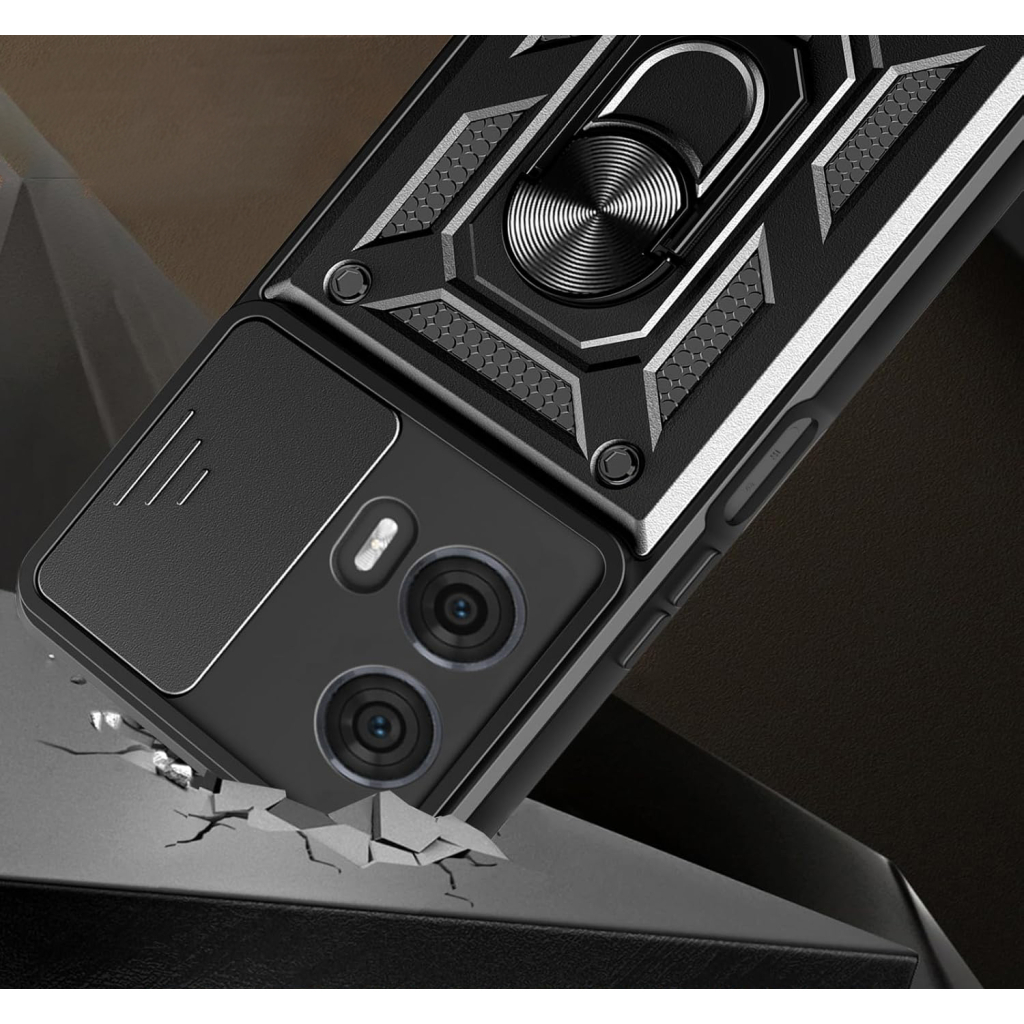 Чохол до мобільного телефона BeCover Military Motorola Edge 50 Fusion Black (712162) - зображення 6