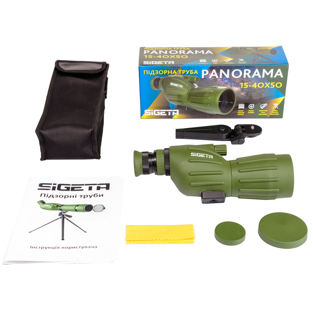 Підзорна труба Sigeta Panorama 15-40x50 (65720) - изображение 5