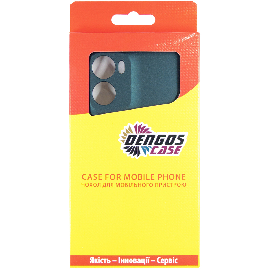 Чохол до мобільного телефона Dengos Motorola G05 Soft + glass 2pcs (Green) (DG-CTG2P-18) - зображення 4