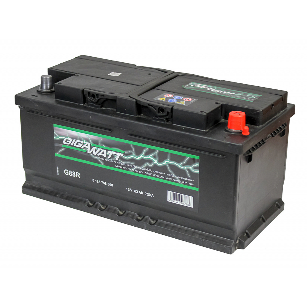Акумулятор автомобільний GigaWatt 83A (0185758300) - зображення 2