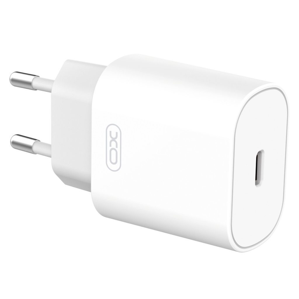 Зарядний пристрій XO L91 25W USB-C PD White (L91_White) - зображення 1