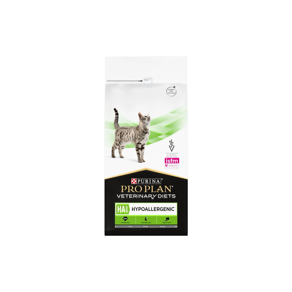 Сухий корм для кішок Purina Pro Plan Veterinary Diets Hypoallergenic 1.3 кг (7613035154506) - зображення 1