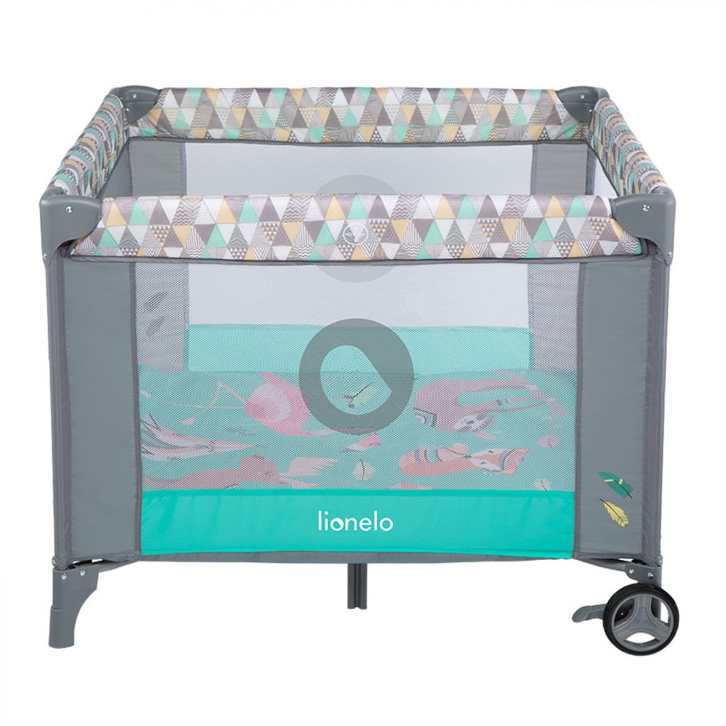 Дитячий манеж Lionelo Sofie Turquoise Scandi (LO-SOFIE TURQUOISE SCANDI) - зображення 2