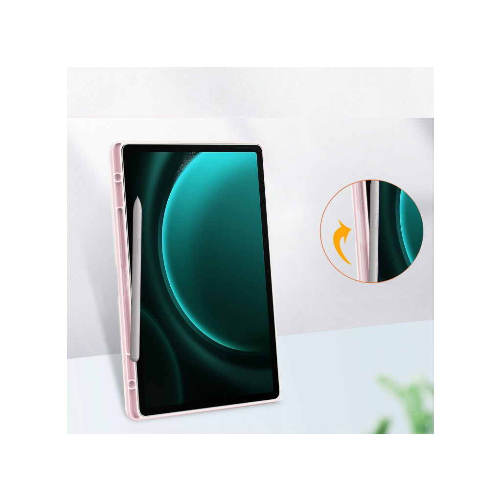 Чохол до планшета BeCover Soft Edge stylus holder Samsung Tab S9 Plus (SM-X810/SM-X816)/S9 FE Plus (SM-X610/SM-X616) 12.4" (710408) - зображення 7