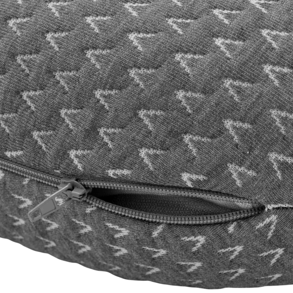 Подушка Ardesto ортопедична Sleepwell Travel, для шиї, піна меморі 34х29х10см сірий (ART3429NEP) - зображення 6