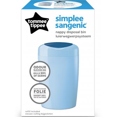 Накопичувач підгузників Tommee Tippee Sangenic Simplee блакитний (16552) - зображення 3