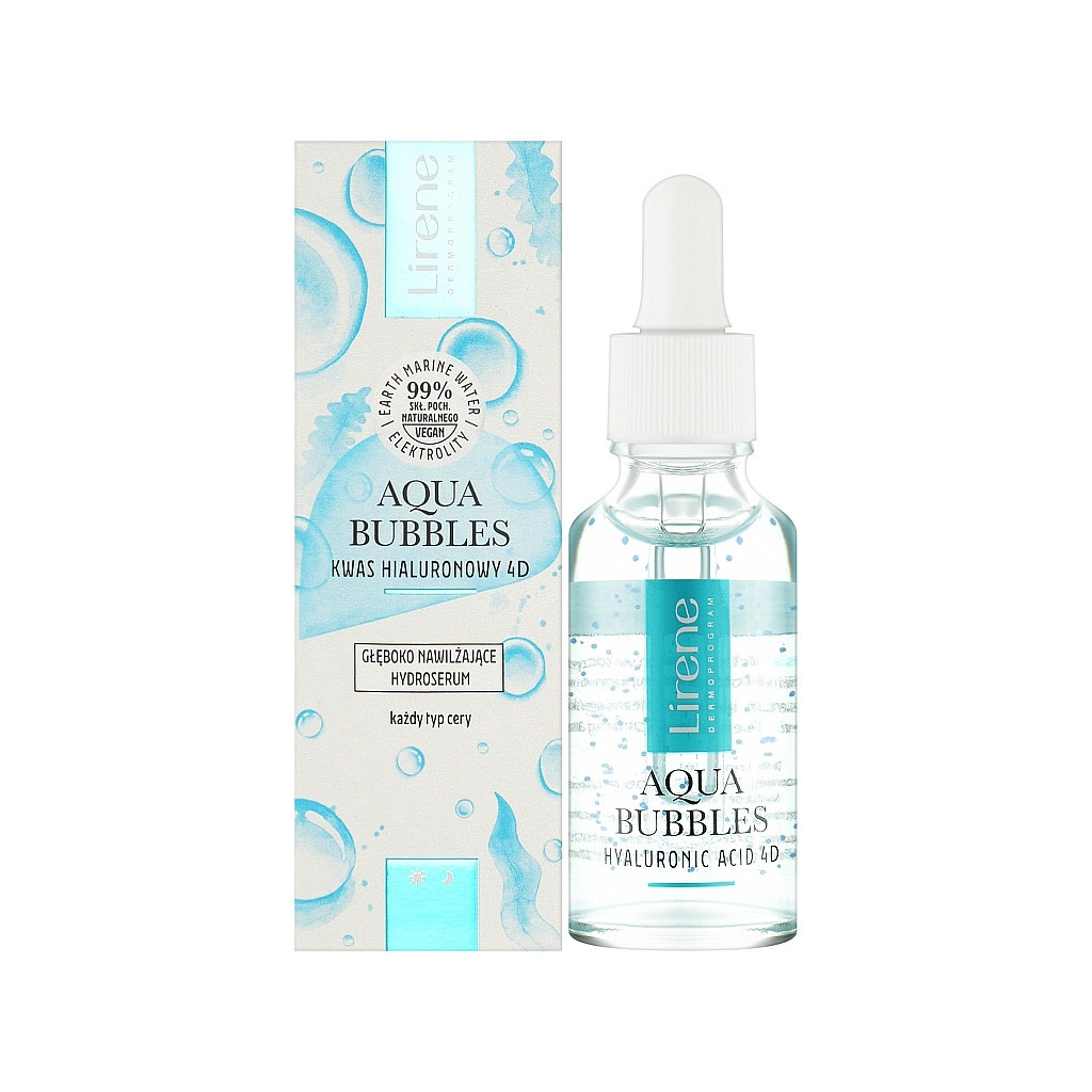 Сироватка для обличчя Lirene Зволожуюча Aqua Bubbles 30 мл (5900717769410) - зображення 2