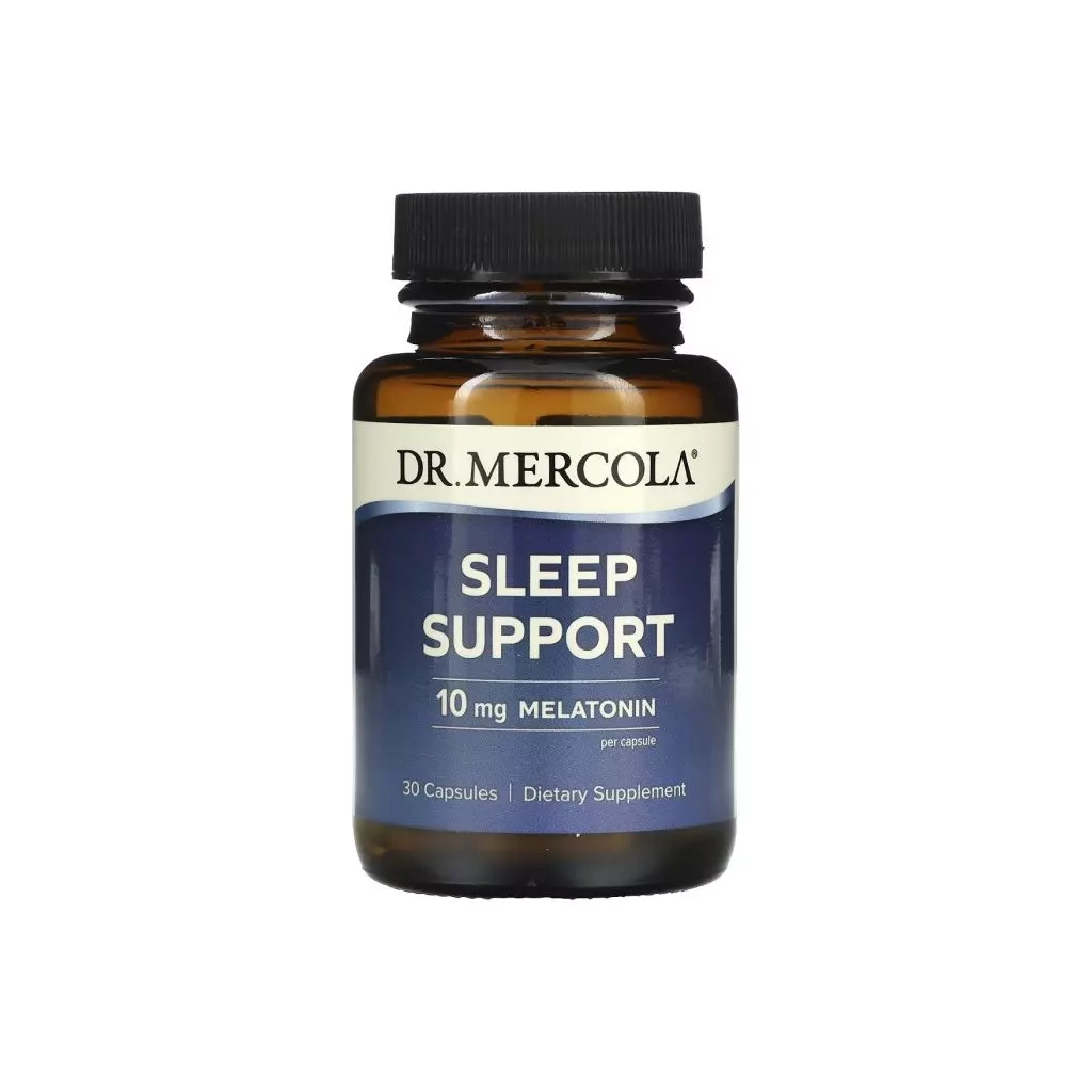 Амінокислота Dr. Mercola Підтримка сну з Мелатоніном, 10 мг, Sleep Support, 30 капсул (MCL-21045) - зображення 1