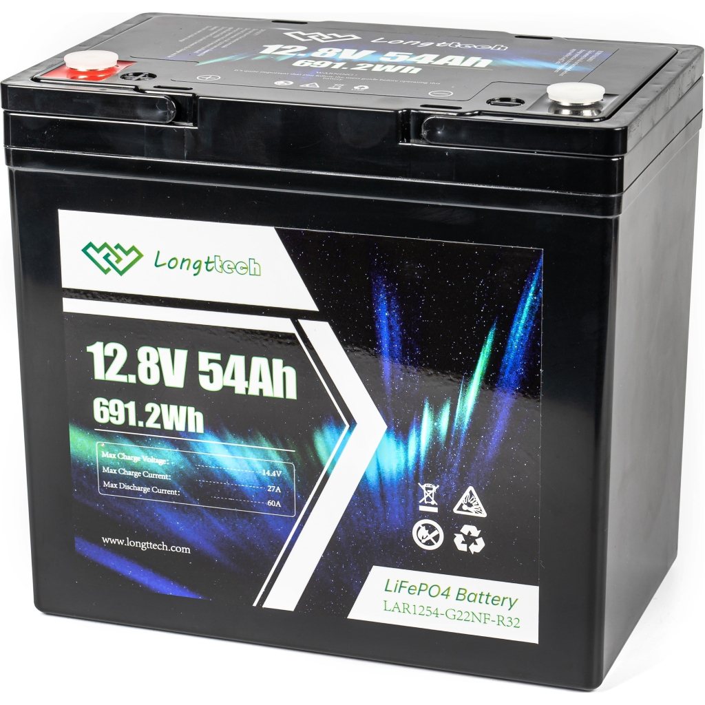 Батарея LiFePo4 Longttech 12.8V - 54Ah (LAR1254-G22NF-R32) - зображення 2