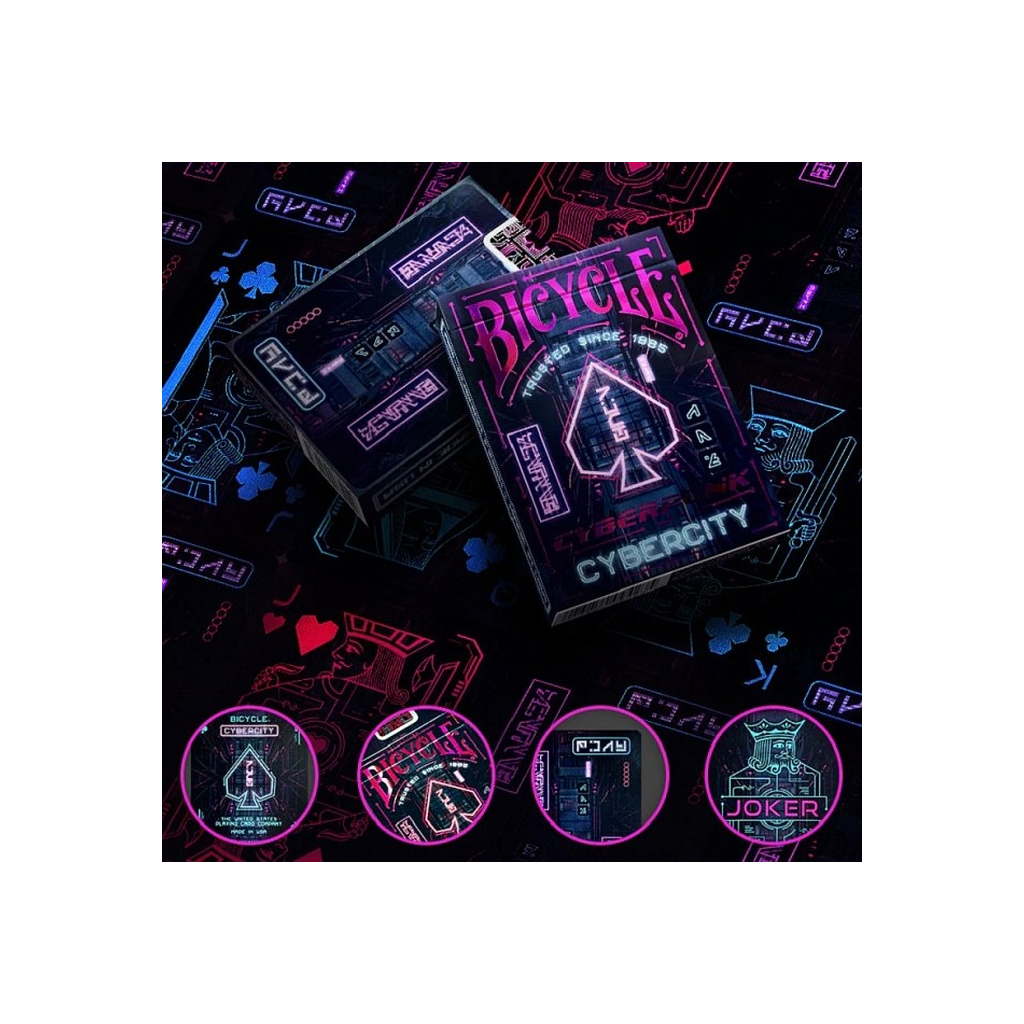 Гральні карти Bicycle Cyberpunk (ВР_КИБК) - зображення 5