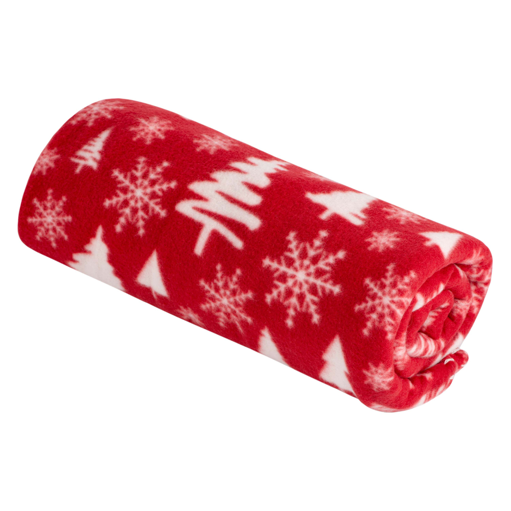 Плед Ardesto Christmas Fleece 130x160см, 100% поліестер, засніжені ялинки (ART0715PB) - зображення 1