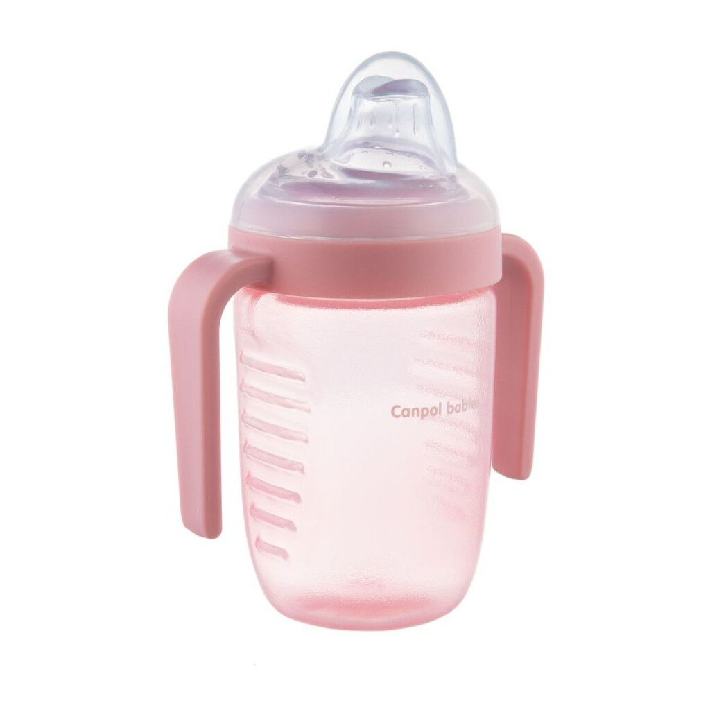 Поїльник-непроливайка Canpol babies з силіконовим носиком 220 мл (56/605) - зображення 3
