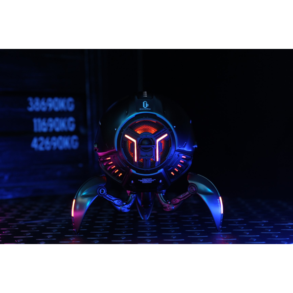 Акустична система GravaStar Mars Pro Zinc Alloy body Bluetooth Black (GRAVASTARG1PRO_BLK) - изображение 14