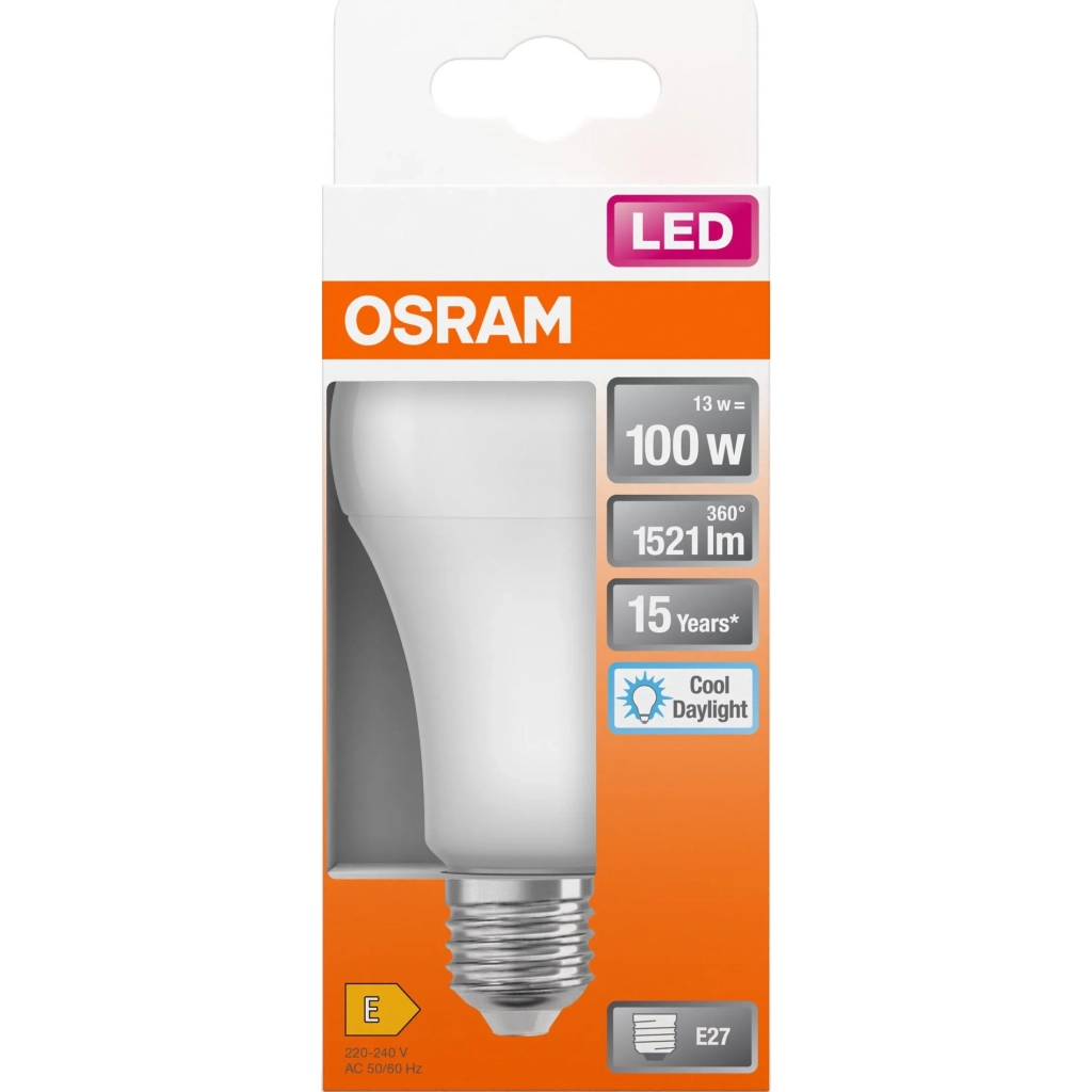 Лампочка Osram CL A100 13W/865 230V FR E27 (4058075304277) - зображення 4