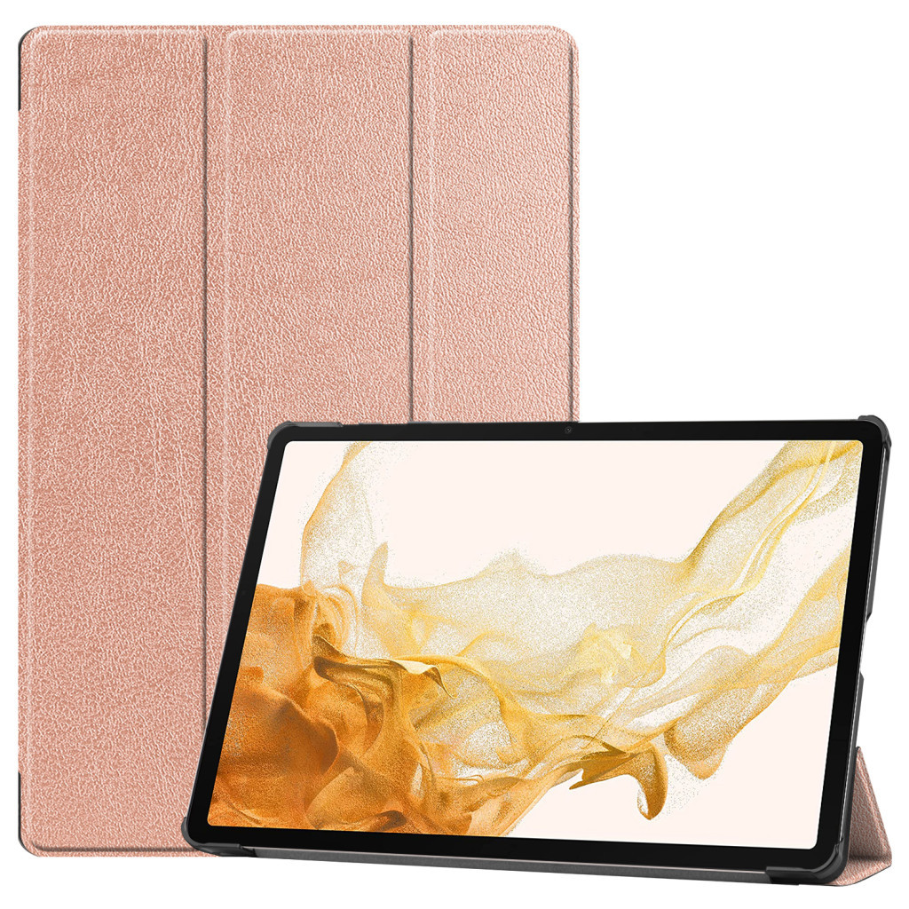 Чохол до планшета BeCover Smart Case Samsung Tab S9 Plus (SM-X810/SM-X816)/S9 FE Plus (SM-X610/SM-X616) 12.4" Rose Gold (710326) - зображення 2
