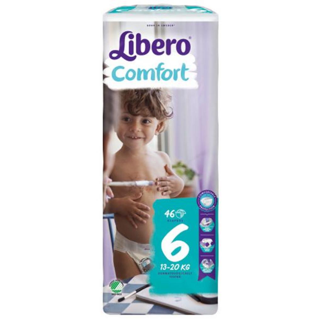 Підгузки Libero Comfort 6 (13-20 кг) 46 шт (7322540731408) - зображення 2