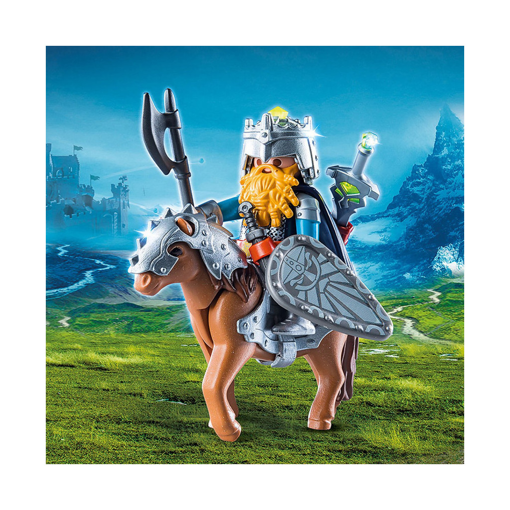 Конструктор Playmobil Бойовий гном на поні (6335865) - зображення 4