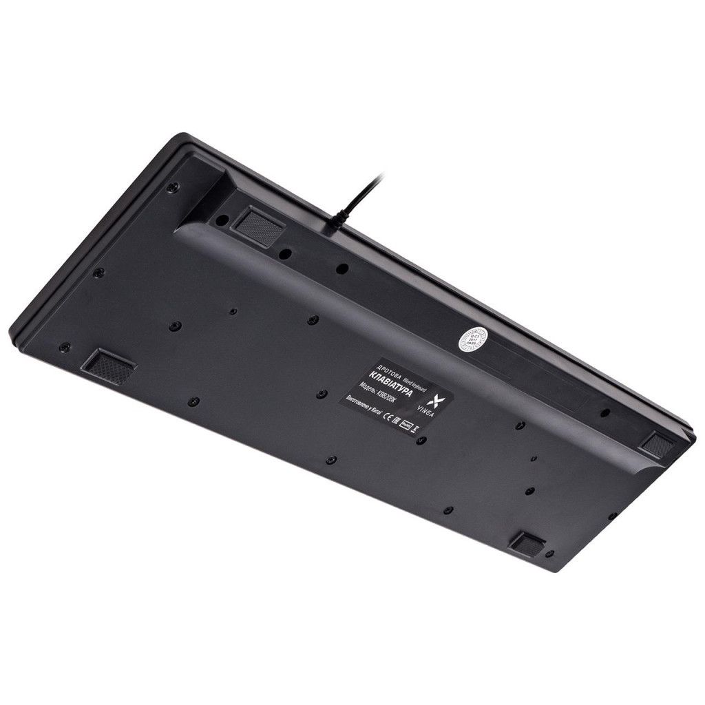 Клавіатура Vinga KB820BK - зображення 5