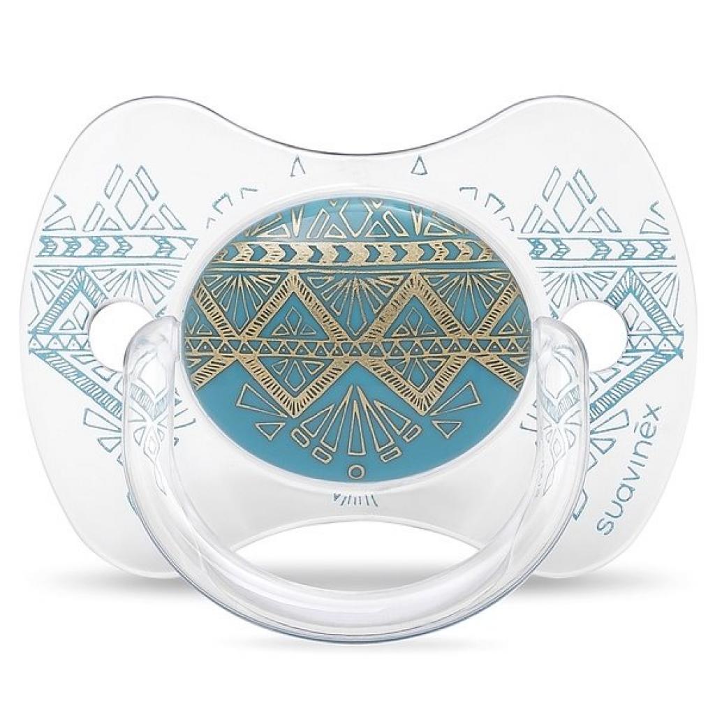 Пустушка Suavinex Couture, 18+ міс блакитна (304231) - зображення 1