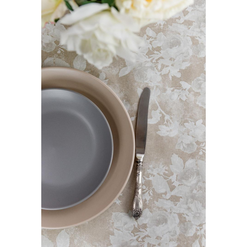 Скатертина Прованс непромокаюча Simfoni Алюр беж D-180 см (033845) - зображення 3