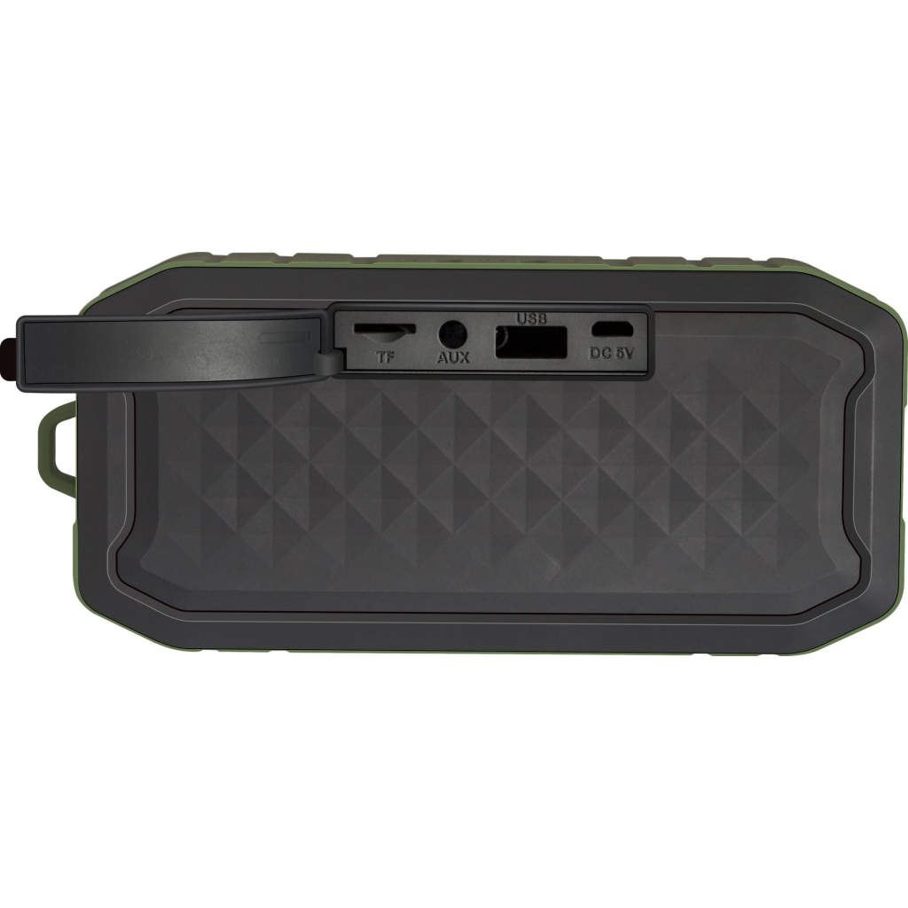 Акустична система Defender G14 IP66 7Вт Bluetooth//FM/TF/USB/AUX Black/Green (65014) - зображення 3