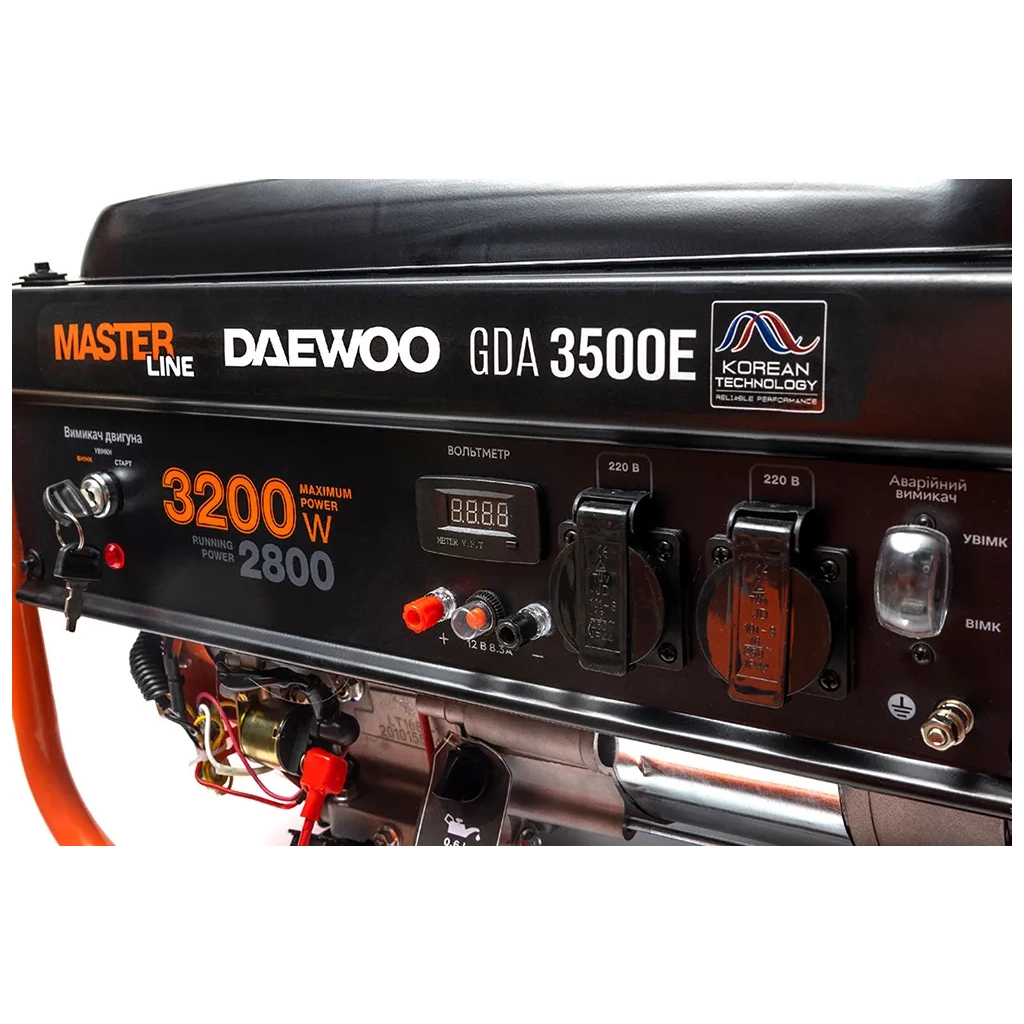 Генератор Daewoo GDA 3500E 3.2kW (GDA3500E) - зображення 4