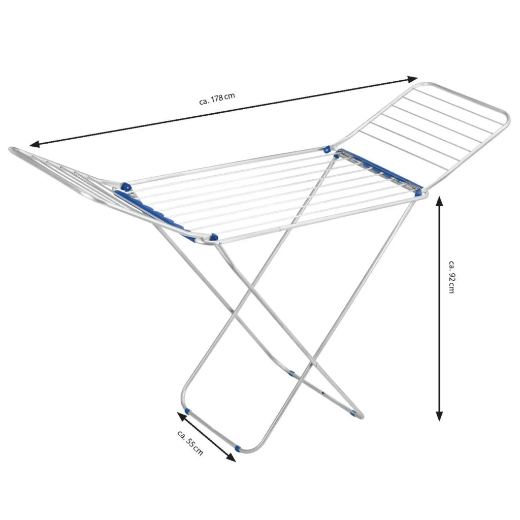 Сушарка для білизни Casa Si Elegant 20m Silver Підлогова (CS92729U06) (DAS302421) - зображення 2