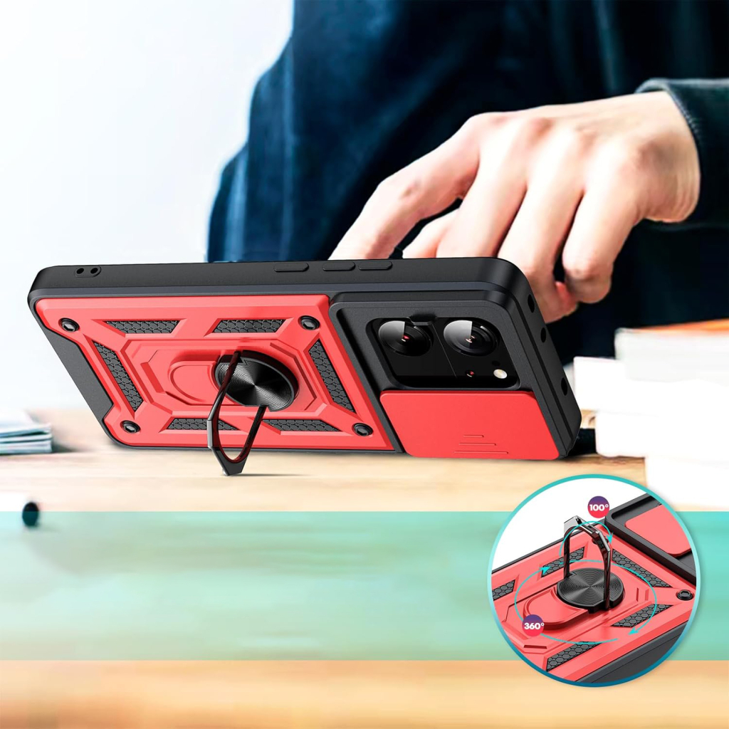 Чохол до мобільного телефона BeCover Military Xiaomi 13T/13T Pro Red (710560) - зображення 4